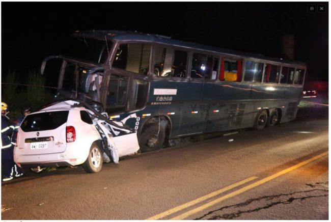 Casais morrem em acidente na rodovia PR-317 2 acidente pr 317 onibus Casais morrem em acidente na rodovia PR-317