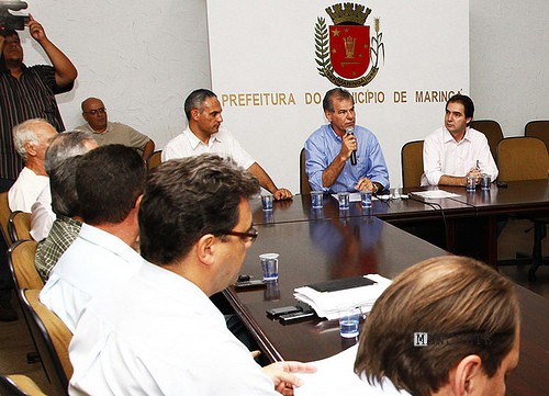 Foto de Ravagnani na campanha de Quinteiro