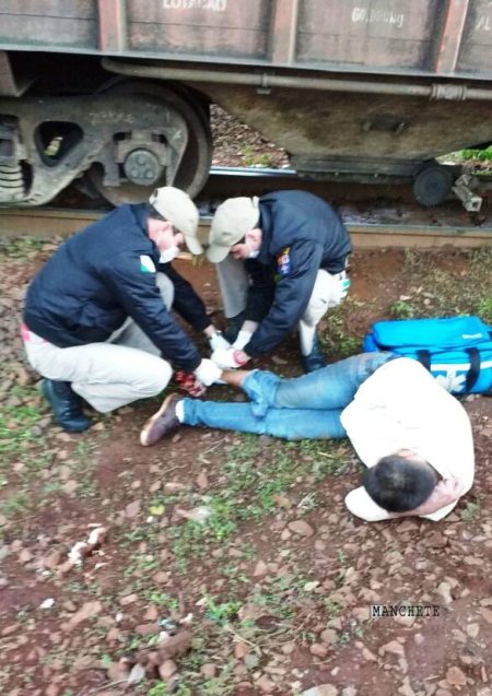 Foto de Arrepende de se matar na linha férrea e perde o pé