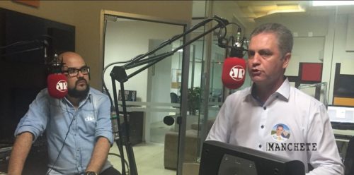 Foto de Entrevista com candidato a prefeito na JP