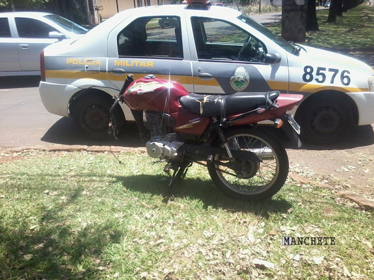 Foto de Motociclista fica em estado grave após colidir contra carro