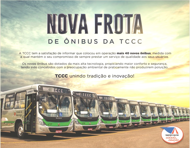 Foto de Nova frota da TCCC