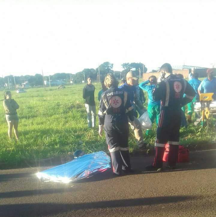 Foto de Acidente com moto mata servidor da Semusp em Maringá