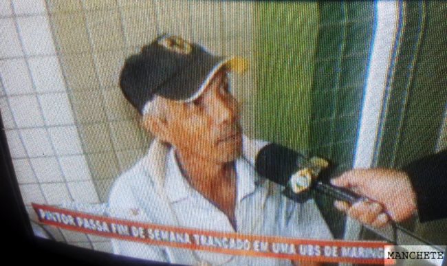 Foto de Homem fica preso em Posto de Saúde de sexta até segunda-feira em Maringá