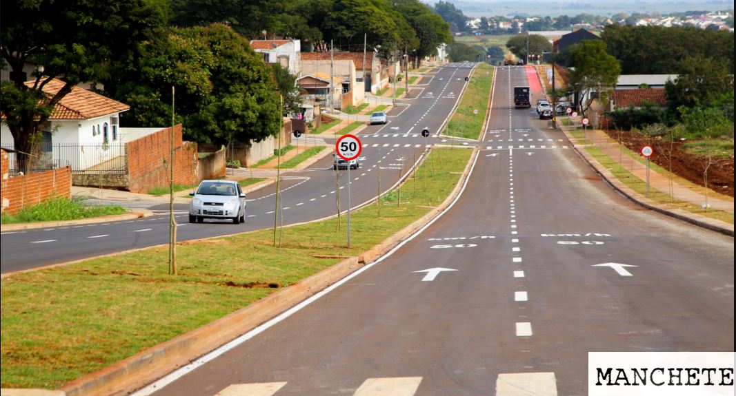 Foto de Avenida Campolina tem trecho final concluído e é liberada para o tráfego