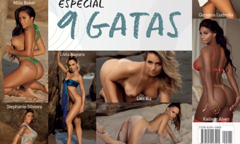 Musa do Londrina, Laís Biz estampa capa da edição especial da revista Sexy 1 Capa 9 Gatas Musa do Londrina, Laís Biz estampa capa da edição especial da revista Sexy