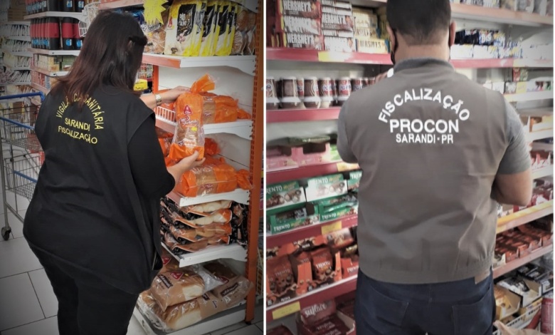 Vigilância Sanitária e PROCON em nova investida, recolhem 362 produtos irregulares 1 FISCALIZACAO SARANDI Vigilância Sanitária e PROCON em nova investida, recolhem 362 produtos irregulares