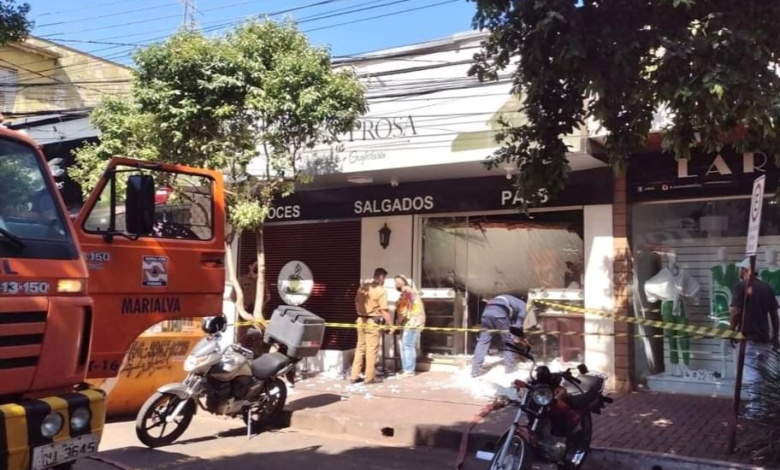 Teto de padaria desaba e deixa 7 feridos 1 marialva Teto de padaria desaba e deixa 7 feridos