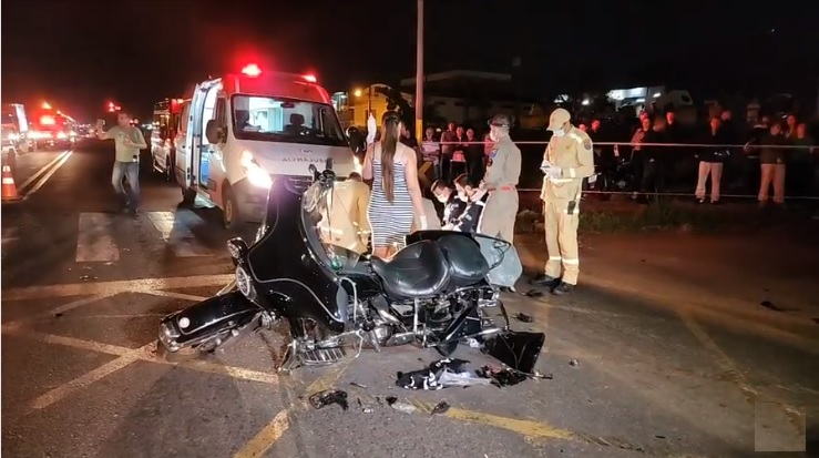 Motociclista morre ao sofrer acidente no Contorno Sul 1 acidente moto Motociclista morre ao sofrer acidente no Contorno Sul