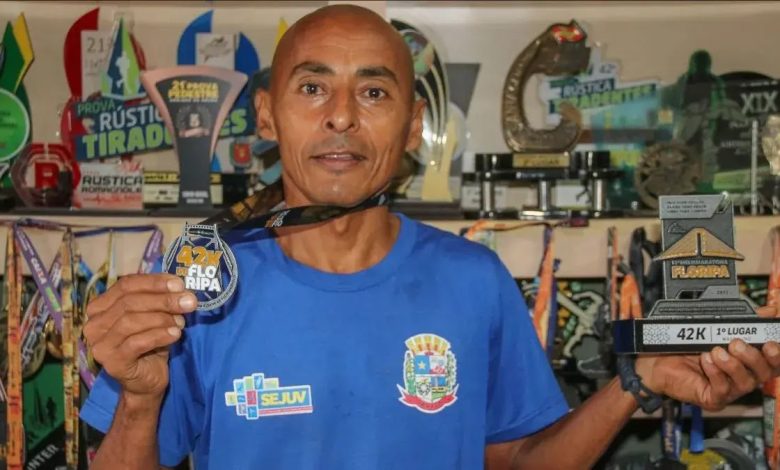 Sarandiense vence maratona de Florianópolis 1 Edmilson Sarandiense vence maratona de Florianópolis