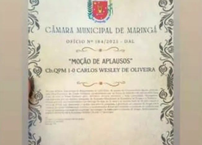Câmara analisa denúncia contra Biazon, acusado de alterar documento público 1 mocao biazon 1 Câmara analisa denúncia contra Biazon, acusado de alterar documento público