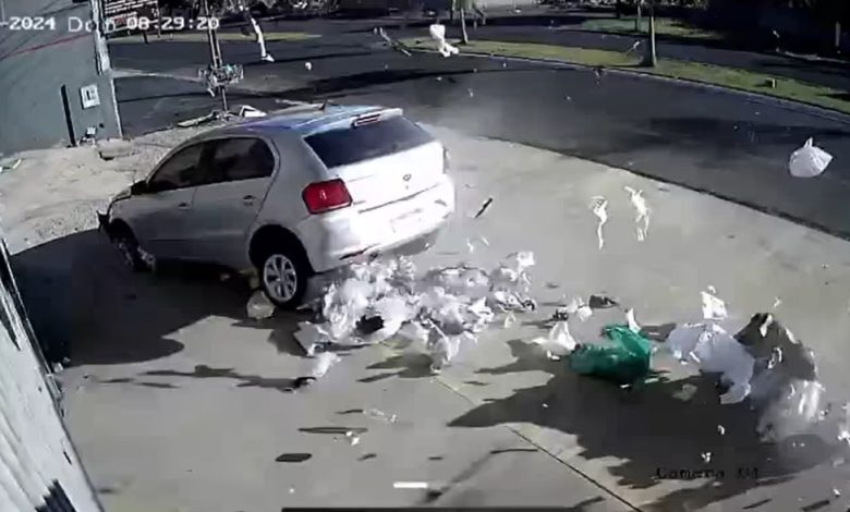 Homem de 41 anos morre ao bater carro contra parede de uma oficina mecânica 1 acidente 1 Homem de 41 anos morre ao bater carro contra parede de uma oficina mecânica