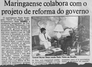 A contribuição de um maringaense para o sucesso do Plano Real, que fez 30 anos 2 paulo 2 A contribuição de um maringaense para o sucesso do Plano Real, que fez 30 anos