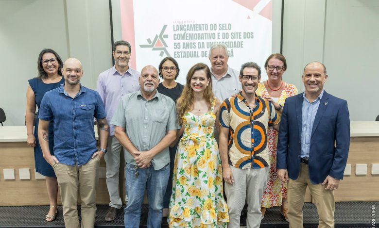 UEM inicia celebração dos 55 anos com lançamento de selo e site comemorativo 1 Comissao dos 55 anos UEM UEM inicia celebração dos 55 anos com lançamento de selo e site comemorativo