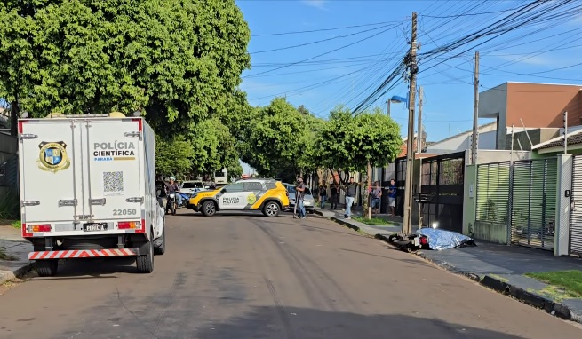 Jovem é executado em Maringá 1 homicidio maringa Jovem é executado em Maringá