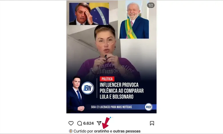 Apresentador de televisão curte postagem que ‘detona’ ex-presidente 1 instalgram ula Apresentador de televisão curte postagem que ‘detona’ ex-presidente