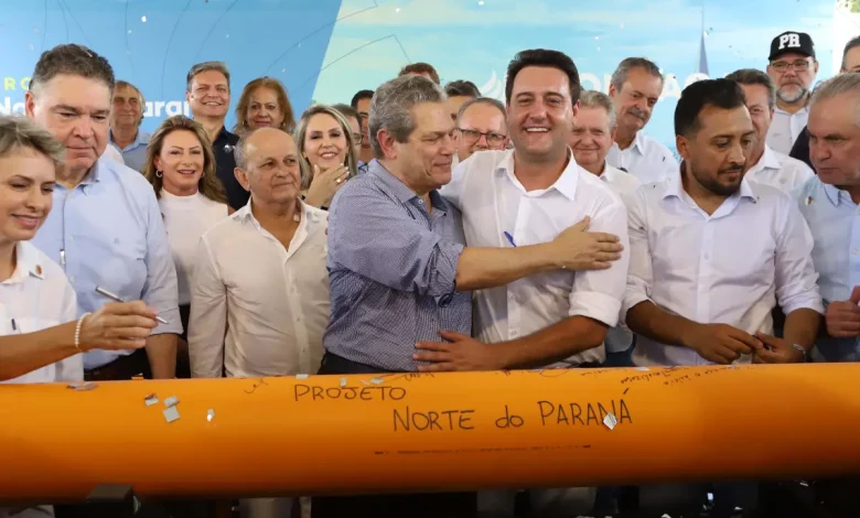 Governador lança obras de expansão da rede de gás canalizado em Maringá 1 ratinho barros Governador lança obras de expansão da rede de gás canalizado em Maringá