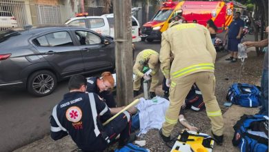 Foto de Casal de namorados sofre acidente grave com moto