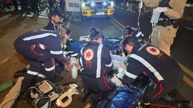 Foto de Ciclista é reanimado após sofrer acidente gravíssimo em Maringá
