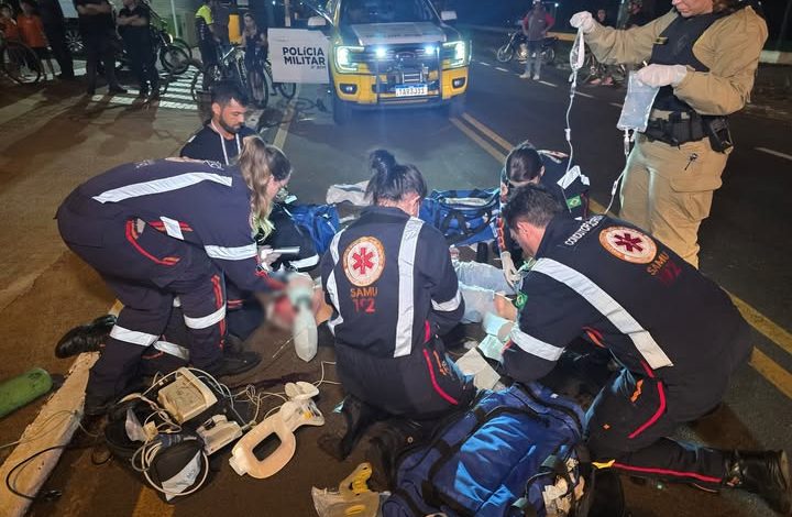 Ciclista é reanimado após sofrer acidente gravíssimo em Maringá 1 acidente ciclista Ciclista é reanimado após sofrer acidente gravíssimo em Maringá
