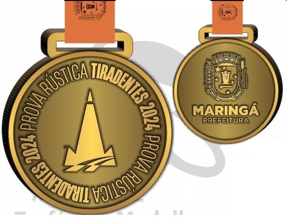 Prova Rústica Tiradentes este ano além da cobrança de taxa teve medalha de doce 2 medalha 2024 Prova Rústica Tiradentes este ano além da cobrança de taxa teve medalha de doce