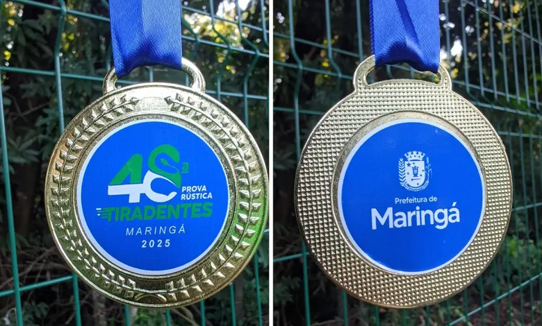 Prova Rústica Tiradentes este ano além da cobrança de taxa teve medalha de doce 1 medalha Prova Rústica Tiradentes este ano além da cobrança de taxa teve medalha de doce