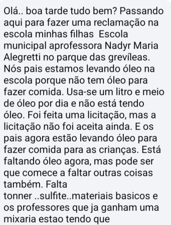 Caos chega ao setor da educação 2 reclamacao Caos chega ao setor da educação