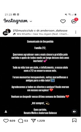Mais uma casa noturna fecha as portas em Maringá 3 212 Mais uma casa noturna fecha as portas em Maringá