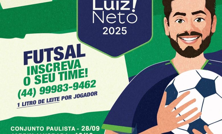 Futsal, Gols e Solidariedade: Copa Luiz Neto de Futsal homenageia Walter Guerlles 1 Luiz Neto Futsal, Gols e Solidariedade: Copa Luiz Neto de Futsal homenageia Walter Guerlles