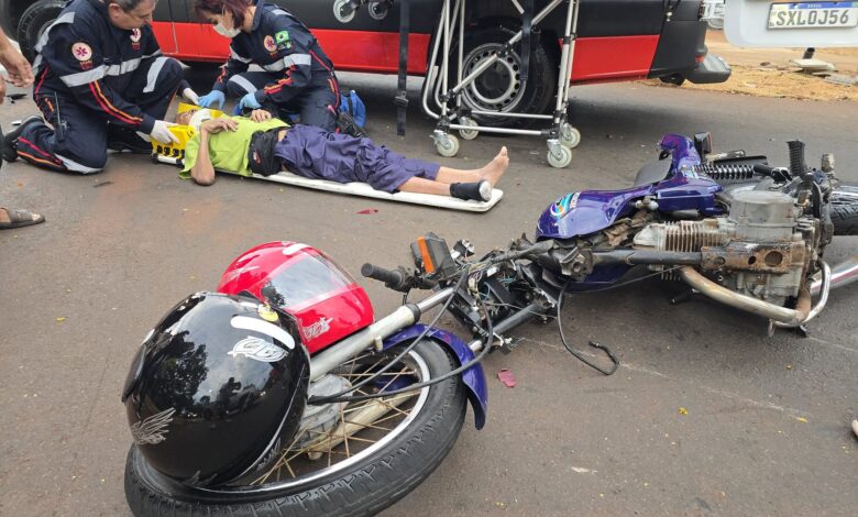 Motociclista de 60 anos sofre acidente pela segunda vez em um intervalo de 2 meses 1 acidente moto Motociclista de 60 anos sofre acidente pela segunda vez em um intervalo de 2 meses