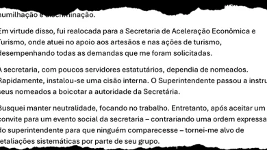 ‘Fui vítima de assédio moral dentro do paço municipal’ 5 Foto de ‘Fui vítima de assédio moral dentro do paço municipal’
