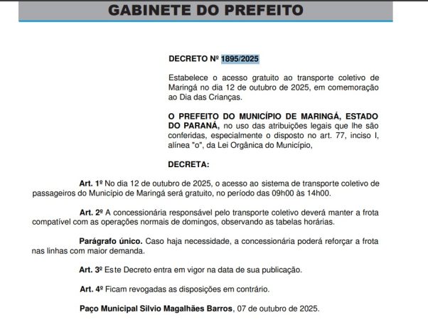 decreto passagem gratuita Prefeito Silvio Barros descumpre decreto municipal