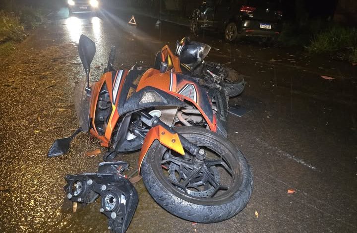 Casal sofre acidente grave de moto 1 Acidente moto Casal sofre acidente grave de moto