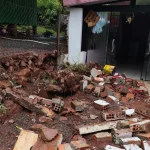 chuva Granizo de 100g e ventos de 95 km/h: Defesa Civil ajuda municípios afetados