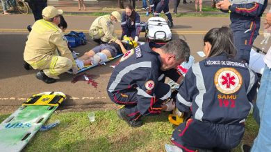 Três pessoas se ferem após colisão frontal envolvendo duas motos em Iguatemi 4 Foto de Três pessoas se ferem após colisão frontal envolvendo duas motos em Iguatemi