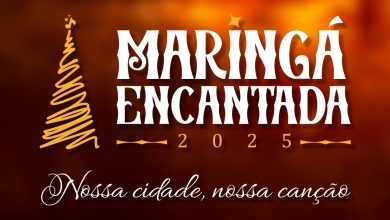 Foto de Com chegada do Papai Noel e acendimento da iluminação, abertura da Maringá Encantada 2025 ocorre neste sábado