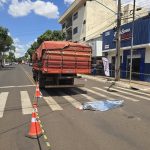 ACIDENTE ATROPELAMENTO MARIALVA Motorista sem habilitação atropela e mata idoso no centro de Marialva