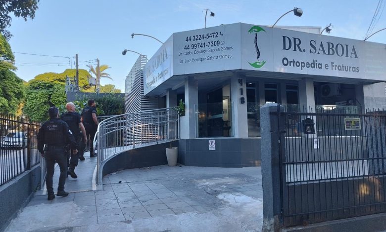 Policia cumpre mandados de busca contra esquema de venda de laudos médicos em Maringá 1 DR SABOIA Policia cumpre mandados de busca contra esquema de venda de laudos médicos em Maringá