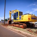 IMG 2342 Prefeitura inicia obras em prol da segurança de pedestres na Avenida Colombo, em frente ao Parque de Exposições