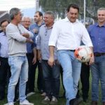 ratinho bola Ratinho Jr convida prefeitos para uma "pelada" e churrasco em sua fazenda