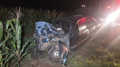 Foto de Motorista morre após dirigir na contramão e bater de frente contra caminhão na PR-323