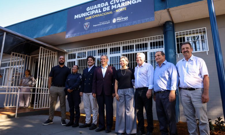 Com nova base na Zona Norte, Guarda Civil Municipal intensifica presença em diferentes regiões de Maringá 1 BASE DA GUARDA Com nova base na Zona Norte, Guarda Civil Municipal intensifica presença em diferentes regiões de Maringá