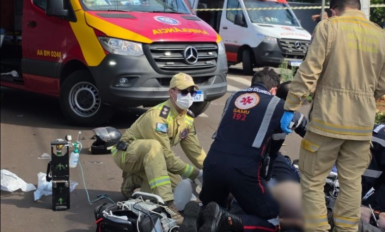 acidente moto 1 Identificado motociclista de 75 anos que morreu após grave acidente na Vila Santa Izabel