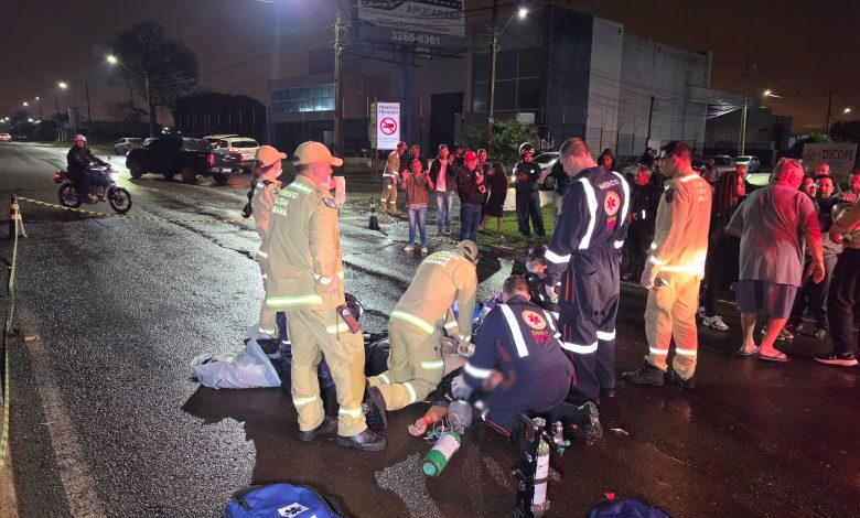 Motociclista morre em acidente no Contorno Sul 1 acidente moto Motociclista morre em acidente no Contorno Sul
