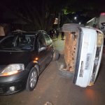 acidente Motorista tenta evitar colisão com ônibus do transporte coletivo e sofre acidente