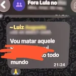 print colegio No WhatsApp, estudantes falam de ataque a escola e ameaçam professores